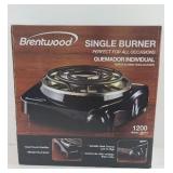 BRENTWOOD HOT PLATE SINGLE BURNER, LOOKS NEW