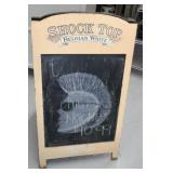 SHOCK TOP SIDEWALK CHALK SIGN