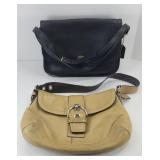 (2) LEATHER COACH PURSES