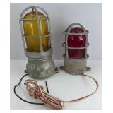 (2) FACTORY EMERGENCY LIGHTS