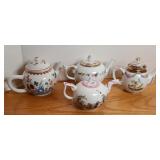 (4) FRANKLIN MINT TEAPOTS MUSEUM SERIES (ALT LOC)