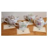 (4) FRANKLIN MINT TEAPOTS MUSEUM SERIES (ALT LOC)
