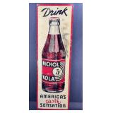 NICHOL KOLA SODA METAL SIGN