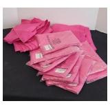 ASSTD PINK CLOTH NAPKINS