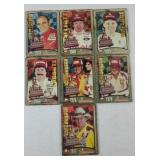 1970s & 1980s METAL NASCAR COLLECTOR CARDS