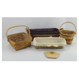 (4) LONGABERGER BASKETS