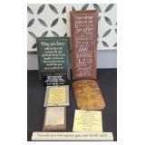 WALL WORDS PLAQUES