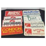 AUTO DEALERS ADVERTISING PLATES