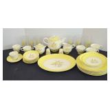 AUTUMN GOLD DINNERWARE MID CENTURY