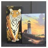 TIGER & LIGHTHOUSE DECOR