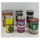 GAS STATION ADVERTISING CANS FULL