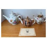 (3) FRANKLIN MINT TEAPOTS MUSEUM SERIES (ALT LOC)
