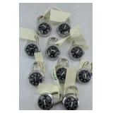 (10) COMBINATION LOCKS W/ COMBOS