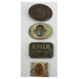 (4) WESTERN & MANUFACTURING BELT BUCKLES