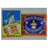 BAKING POWDER & BREAD SIGNS