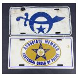 SHRINERS & FRATERNAL ORDER OF POLICE LICENSE