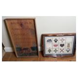 ABC WOOD ART & NEEDLEPOINT TRAY