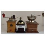 (3) SMALL COFFEE GRINDERS