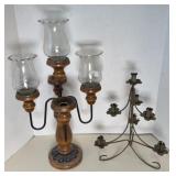(2) CANDLE HOLDERS