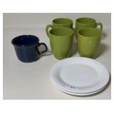 CORNINGWARE CUPS & OTHER SAUCERS