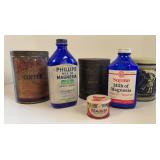 ADVERTISING TINS & BOTTLES