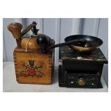 (2) VINTAGE COFFEE GRINDERS