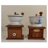 (2) COFFEE GRINDERS