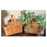 (3) LONGABERGER BASKETS