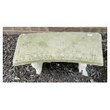 CEMENT GARDEN BENCH