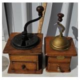 (2) COFFEE GRINDERS
