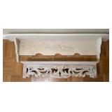 (2) WOOD SHELVES