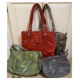 (4) FASHION PURSES