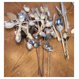 SILVER PLATE & OTHER SILVERWARE
