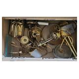BRASS CANDLESTICK HOLDERS & MORE