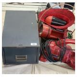 VINTAGE CARD CATALOG METAL, VAC, RADIO,