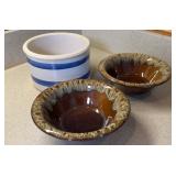 SALT CROCK & BOWLS