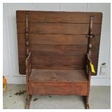BENCH CONVERTS TO TABLE