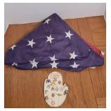 FRATERNAL ORDER OF EAGLES PINS, AMERICAN FLAG