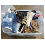 TROPHIES & MISCELLANEOUS W/ TOTE
