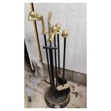 GOLFERS FIREPLACE SET