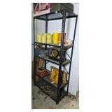 (2) METAL SHELF, CONTENTS NOT INCLUDED