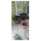TOMATO STAKE, FLOWER POTS, DRAIN EXTENDERS