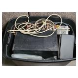 SPEAKERS & WIRES IN TOTE