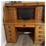ROLL TOP DESK W/ CHAIR