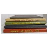 (4) LEBANON HIGH SCHOOL YEARBOOKS CEDARS