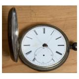MID 1800s ROSKELL POCKET WATCH FOR PARTS