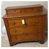 ANTIQUE DRESSER W/ GLOVE BOXES