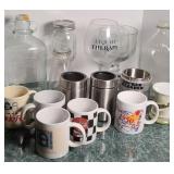 MILK BOTTLE, CUPS, BOTTLES