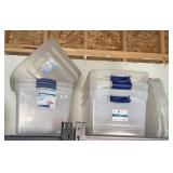 (6) TOTES W/ (3) LIDS