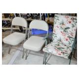 (2) FOLDING CHAIRS & LAWN CHAIR